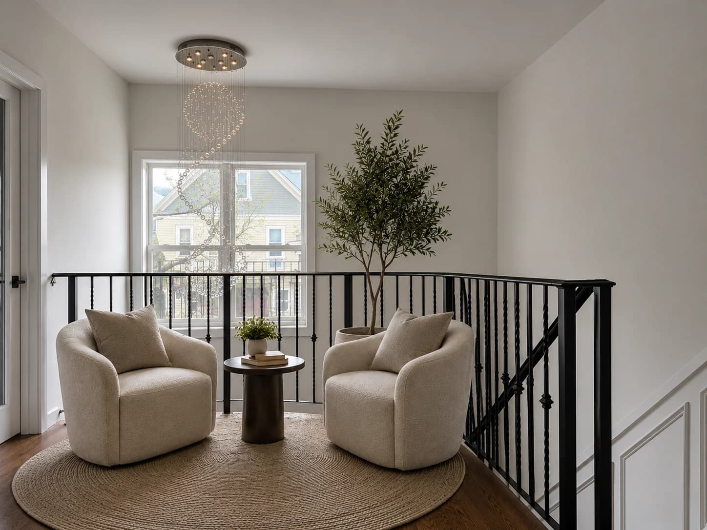 Second-floor landing